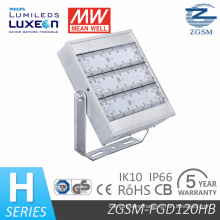 120W Waterproof and Shockproof LED Floodlight with Clear PC and IP66 Ik10